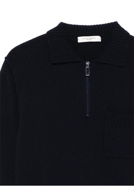 Pull con mezza zip PAOLO PECORA KIDS | PP4097BLU